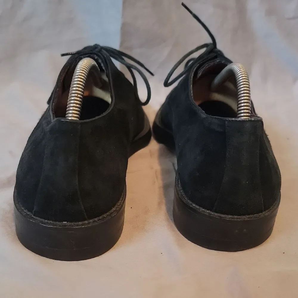 Cole Haan Black Suede Oxford Shoes
